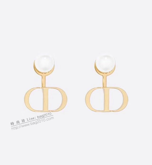Dior飾品 迪奧經典熱銷新款CD大小珍珠耳釘 耳環  zgd1229